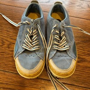 Simple Shoes Brand Blue Suede Sneakers Women’s Size 7.5